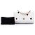 Chanel White CC Quilted Caviar Coco Casino Wallet on Chain Bianco - vista 7