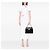 Borsa Givenchy in pelle nera con manico superiore Nero - vista 6