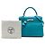 Hermès Blue Chevre Mysore Kelly II Retourne 28 Turchese - vista 7