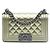 Chanel Gold Small Bicolor Quilted Metallic Patent Boy Flap D'oro