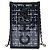 Custodia per telefono Chanel in tweed nero e PVC con catena