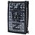Custodia per telefono Chanel in tweed nero e PVC con catena - vista 2
