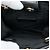 Custodia per telefono Chanel in tweed nero e PVC con catena - vista 4