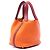 Hermès Orange Bicolor Clemence and Swift Picotin Lock 18 Laranja - vista 2