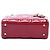 Dior Red Mini Patent Cannage Lady Dior Rosso Bordò - vista 3