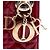 Dior Red Mini Patent Cannage Lady Dior Rosso Bordò - vista 5