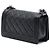 Chanel Black Old Medium Quilted Lambskin Boy Flap Nero - vista 2