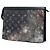 Louis Vuitton Black Monogram Galaxy Pochette Voyage MM Nero - vista 2
