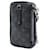 Louis Vuitton Black Monogram Eclipse Reverse Double Phone Pouch Nero - vista 2