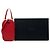 Portacellulari con zip Prada in Saffiano rosso - vista 7