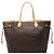 Louis Vuitton Brown Monogram Neverfull GM Marrone