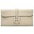 Hermès White Swift Jige Elan 29 Bianco Bianco sporco