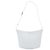 16 Céline Bolsa de Ombro Croque Celine Medium em couro de bezerro brilhante branca Branco Fora de branco