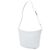 16 Céline Bolsa de Ombro Croque Celine Medium em couro de bezerro brilhante branca Branco Fora de branco - vista 2