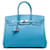 Hermès Blue Epsom Birkin Retourne 35 Blu chiaro