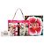 Borsa Tote Gucci Rajah Flora Large in tela bianca - vista 7