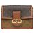 Louis Vuitton Brown Monogram Reverse Dauphine MM Marrone