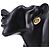 Orecchini a clip rotondi placcati oro Chanel Gold CC D'oro - vista 12