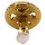 Orecchini a clip rotondi placcati oro Chanel Gold CC D'oro - vista 8
