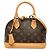 Louis Vuitton Brown Monogram Alma BB Marrone