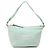 Borsa Miu Miu in spugna verde con logo Verde chiaro