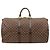 Louis Vuitton Brown Damier Ebene Keepall Bandouliere 55 Marrone