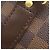 Louis Vuitton Brown Damier Ebene Keepall Bandouliere 55 Marrone - vista 11