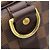 Louis Vuitton Brown Damier Ebene Keepall Bandouliere 55 Marrone - vista 14