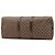 Louis Vuitton Brown Damier Ebene Keepall Bandouliere 55 Marrone - vista 4