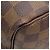 Louis Vuitton Brown Damier Ebene Keepall Bandouliere 55 Marrone - vista 9