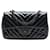 Chanel Mini Rectangular Classic Chevron Crumpled Patent So Black Single Flap Nero