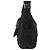 Borsa Bowling Chanel in nylon effetto velluto matelassé Large CC Nera Nero - vista 4