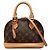 Louis Vuitton Brown Monogram Alma BB Marrone