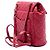 Chanel Urban Spirit Mini Rucksack aus gestepptem Lammleder in Rot - Ansicht 2