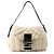 Borsa a secchiello Fendi Mamma Nero Bianco