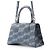 Borsa a mano Balenciaga Hourglass BB Monogram Small Blu - vista 2