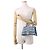 Borsa a mano Balenciaga Hourglass BB Monogram Small Blu - vista 4