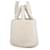 Borsa Tote piccola Prada Triangle in shearling Bianco - vista 2