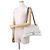 Everyday Borsa a tracolla con catena Balenciaga in pelle bianca Bianco - vista 4