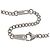 Collana con pendente Louis Vuitton Monogram Row Argento - vista 4