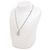 Collana con pendente Louis Vuitton Monogram Row Argento - vista 5