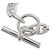 Hermès Bracciale con Charms Hermes Chaine d'Ancre GM Argento - vista 2