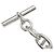 Hermès Bracciale con Charms Hermes Chaine d'Ancre GM Argento - vista 5