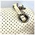 Borsa a tracolla con catena Chanel verde e bianca Bianco - vista 6