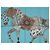 Hermès A Cheval sur mon Carré Seidentuch 90cm Hellblau Grau Braun Weiß - Ansicht 2