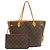Borsa Tote Louis Vuitton Neverfull MM Rosa Monogramma
