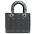Christian Dior Lady Cannage 2-Way Handtasche Schwarz - Ansicht 2