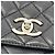Borsa a tracolla Chanel Matelassé Coco Mark Nero - vista 18