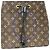 Néonoé Borsa Louis Vuitton Neo Noe MM Marrone Nero Bianco Monogramma - vista 10