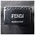 Fendi Clutch aus Leder in Anthrazitgrau - Ansicht 6